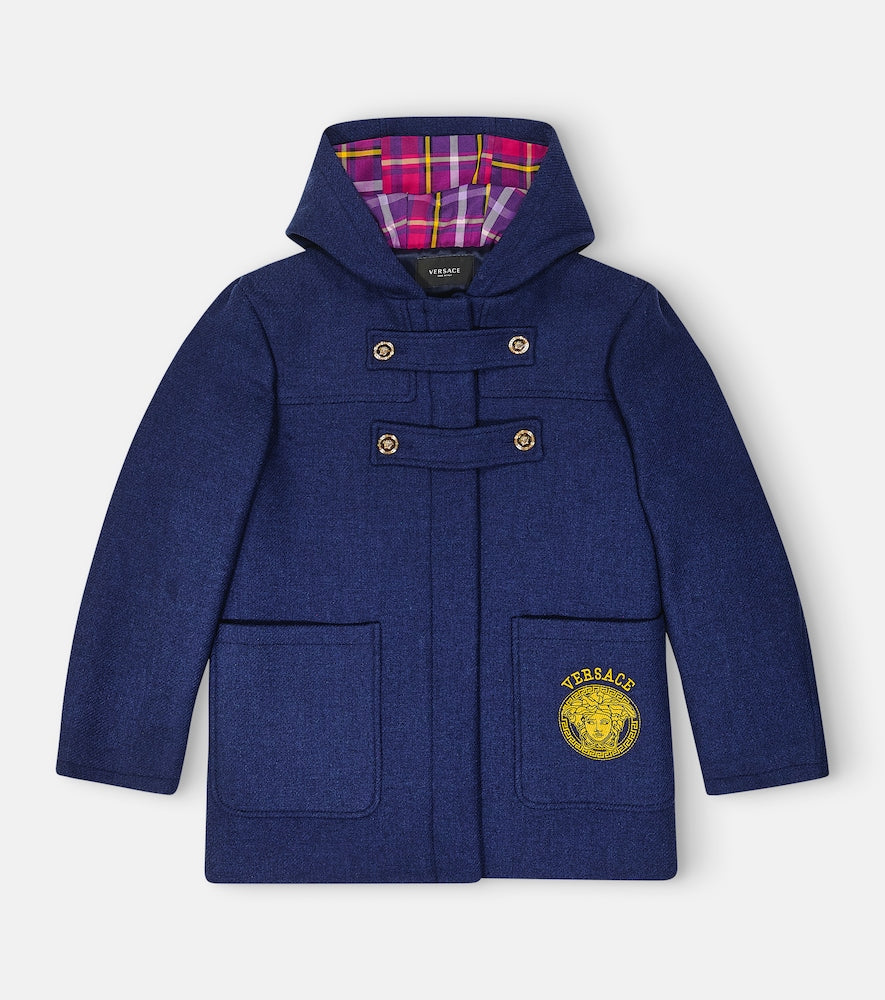 Logo print coat