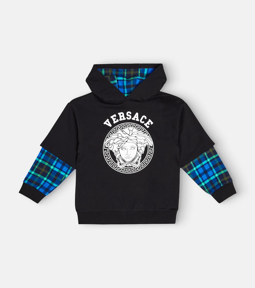 Medusa cotton hoodie