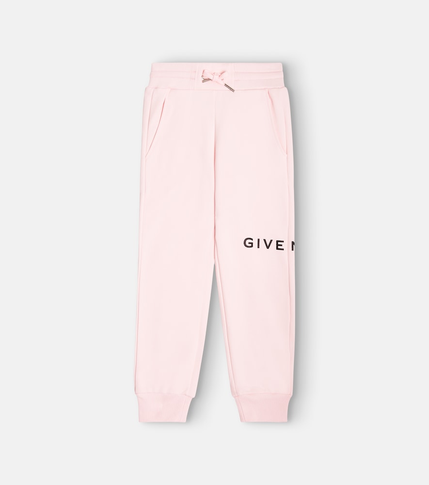 Logo cotton-blend jersey sweatpants