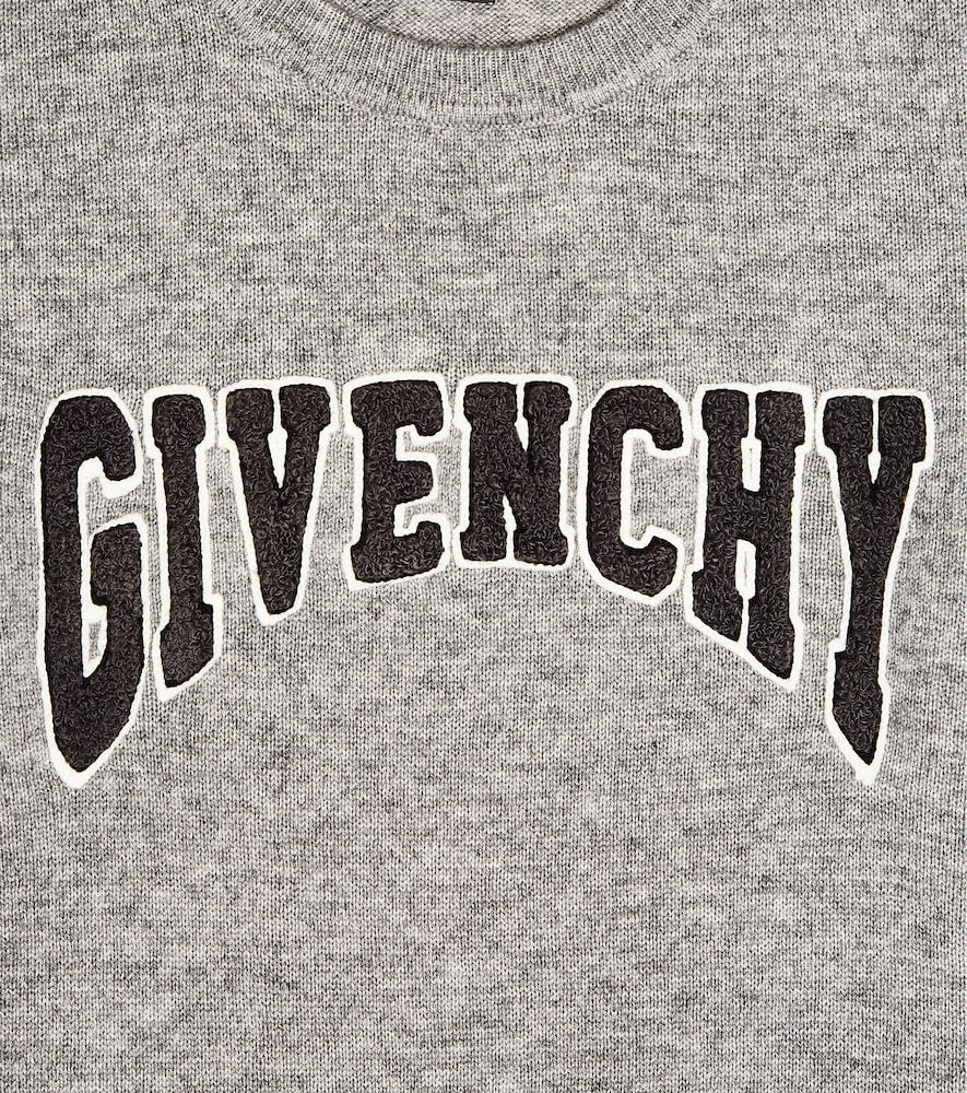 Logo wool and cashmere sweater