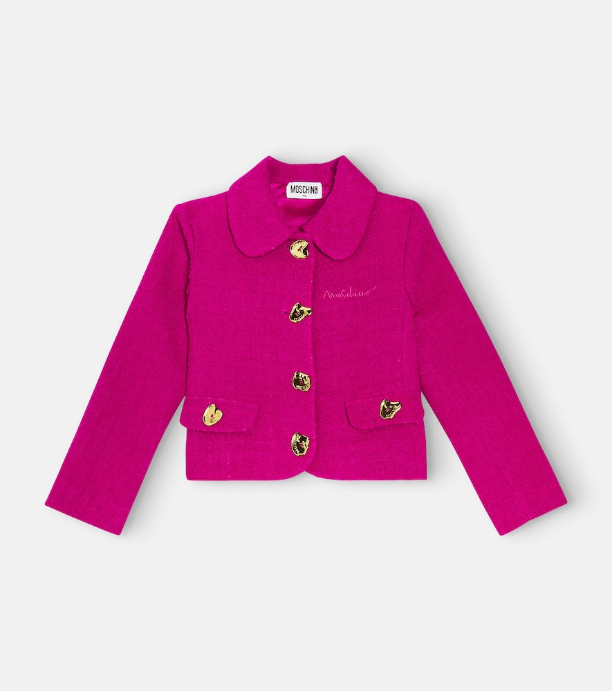Wool-blend bouclé jacket