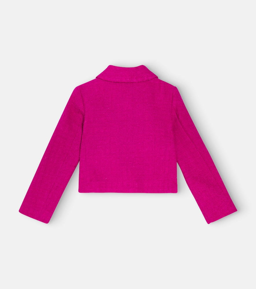 Wool-blend bouclé jacket