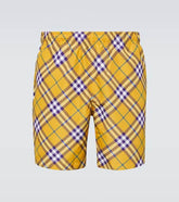 Burberry Check swim shorts