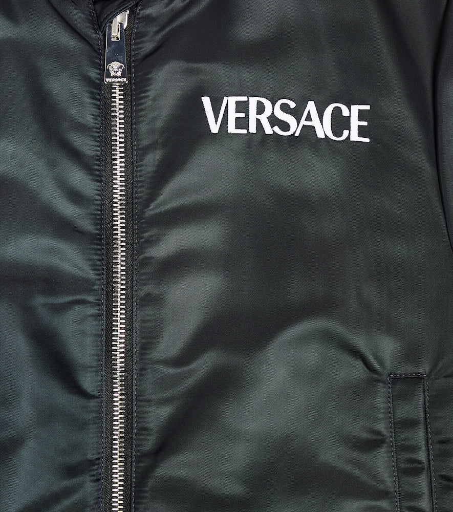 Printed bomber jacket