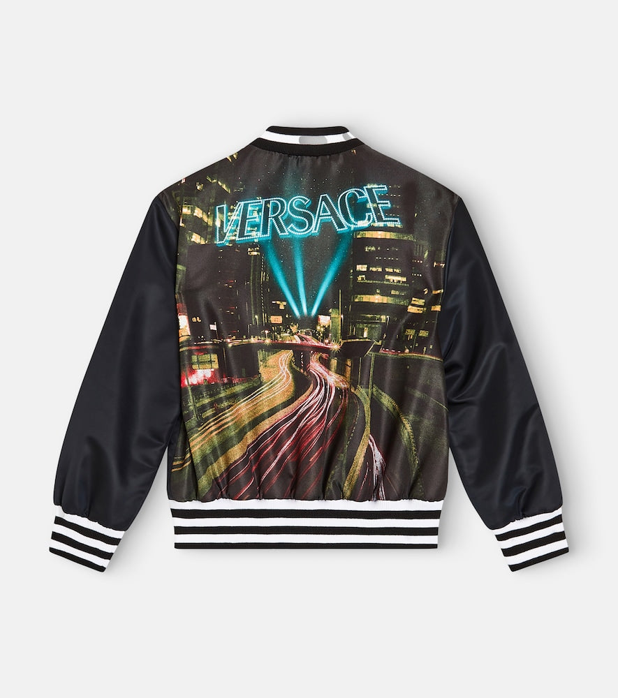 Printed bomber jacket