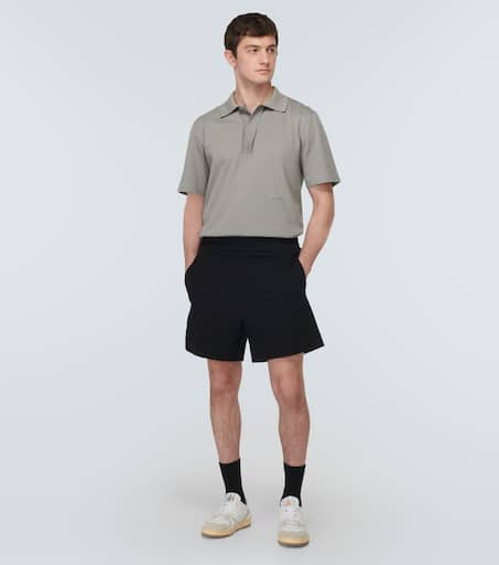 Cotton piqué polo shirt