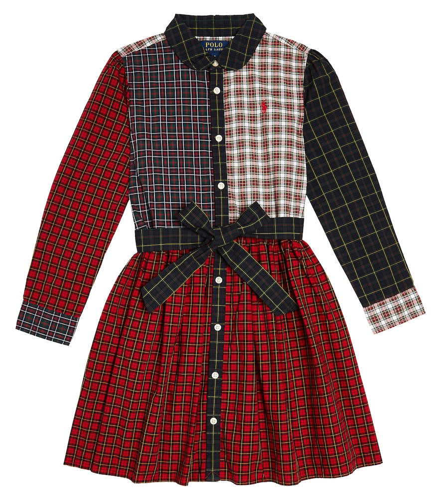 Junia checked cotton dress