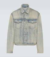 Drawn Varsity embroidered denim jacket