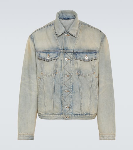 Drawn Varsity embroidered denim jacket