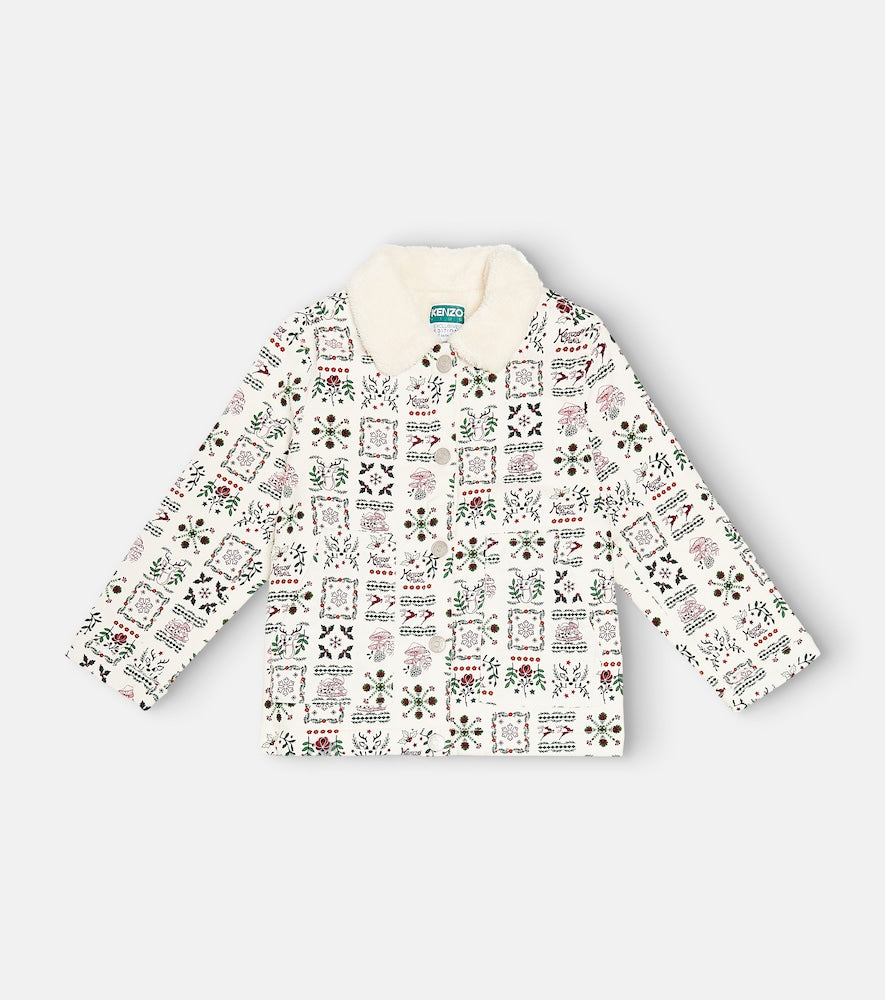 Printed cotton jacket