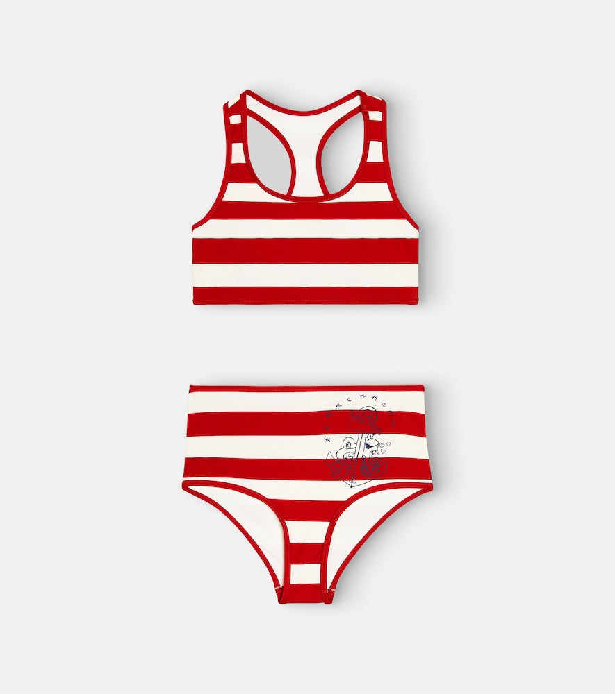 Alight striped bikini