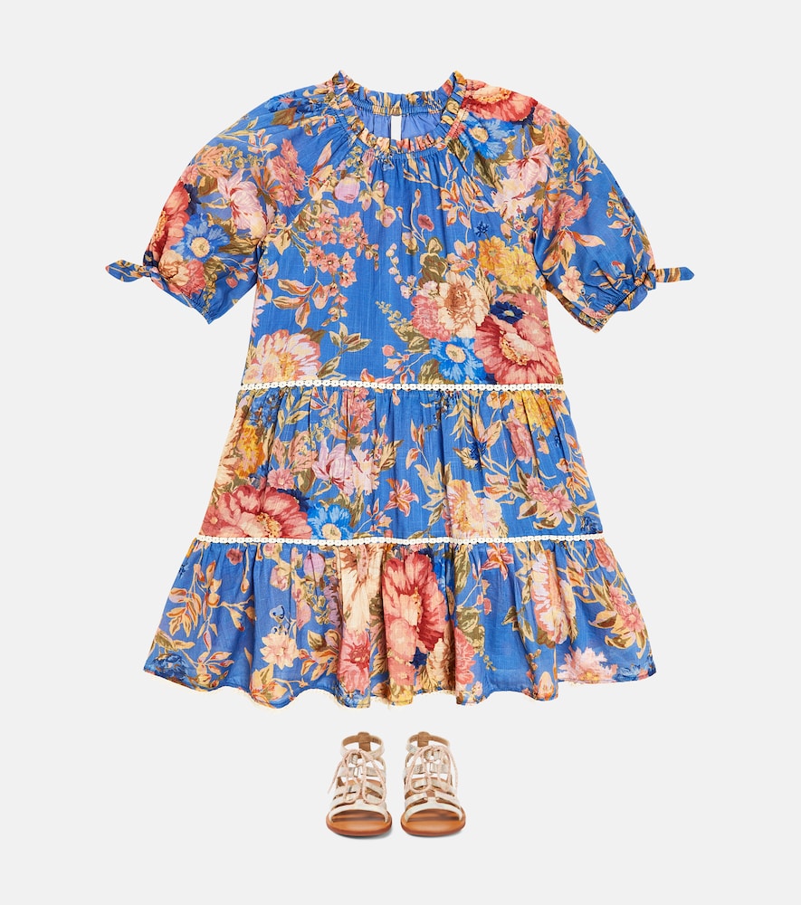 August floral cotton dress