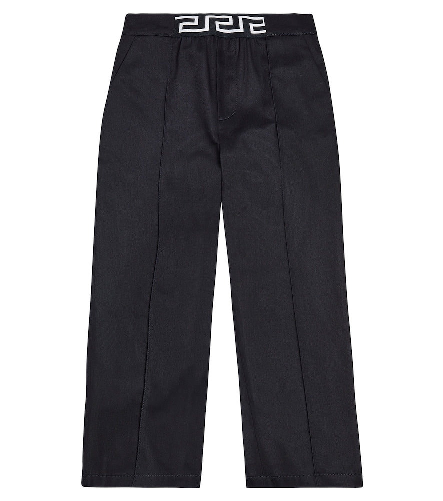 Greca cotton pants