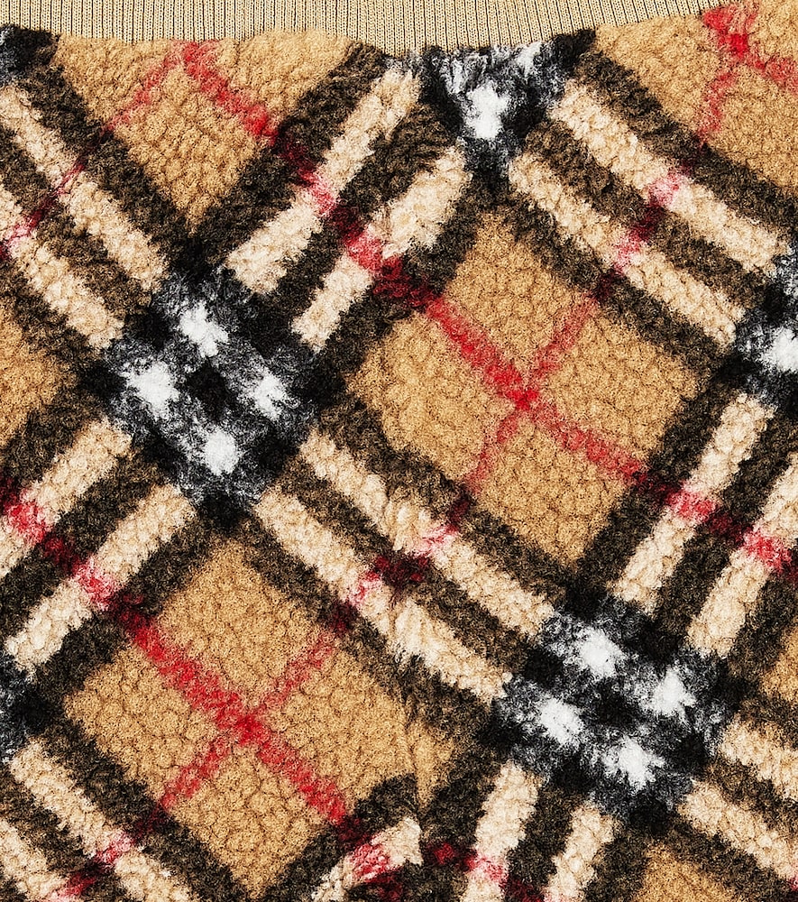 Baby Burberry Check teddy sweatpants