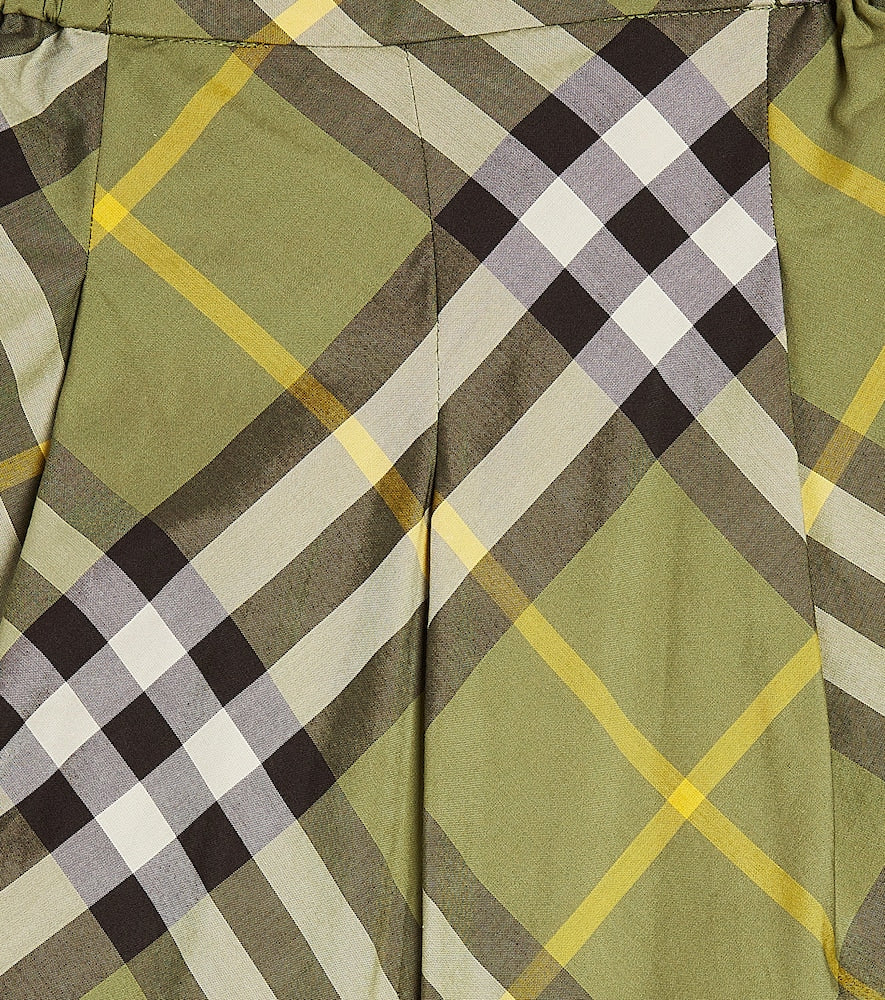 Burberry Check cotton pants