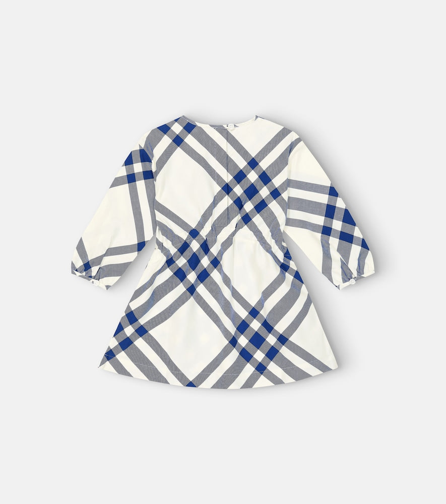 Baby checked cotton dress