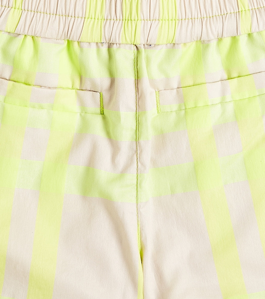 Baby Burberry Check cotton-blend shorts