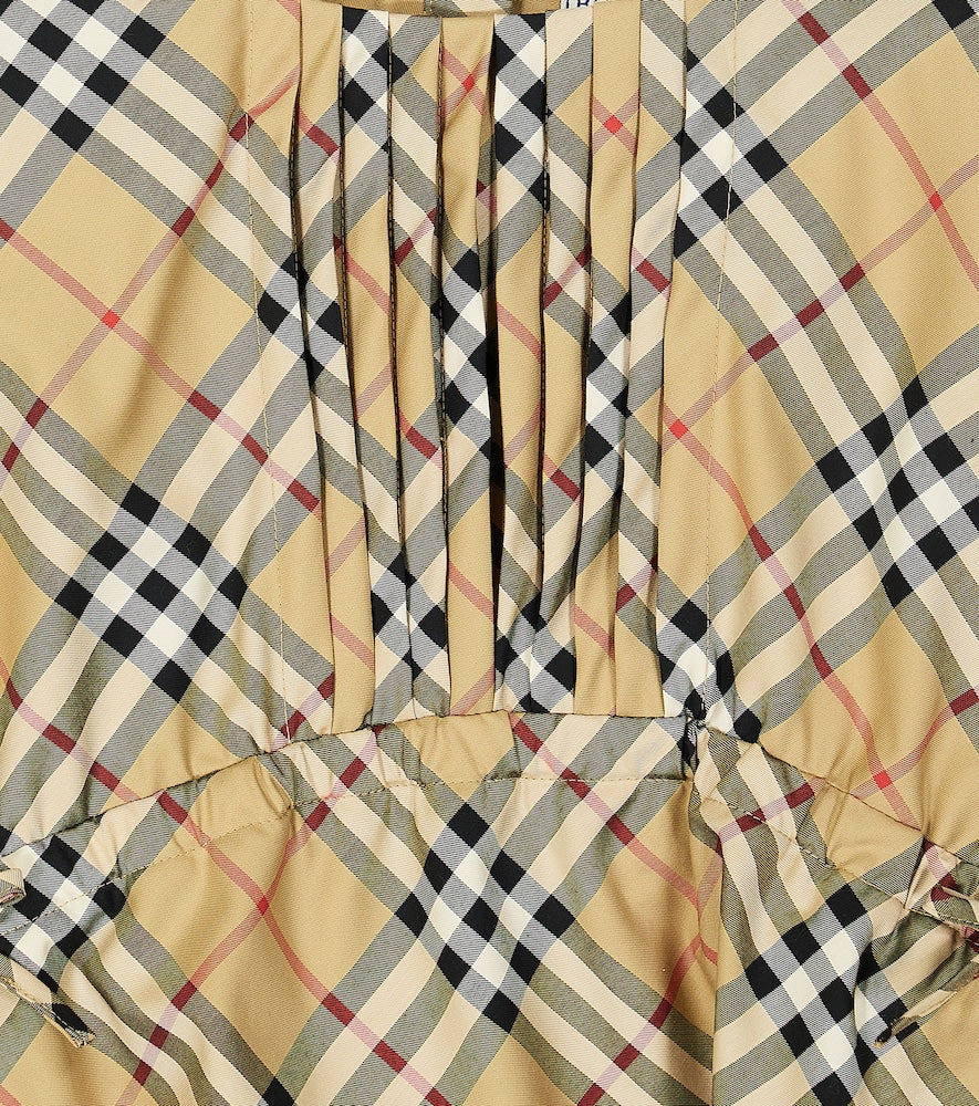 Burberry Check cotton-blend top