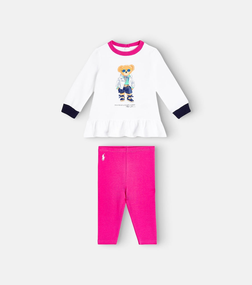 Baby Polo Bear top and leggings set