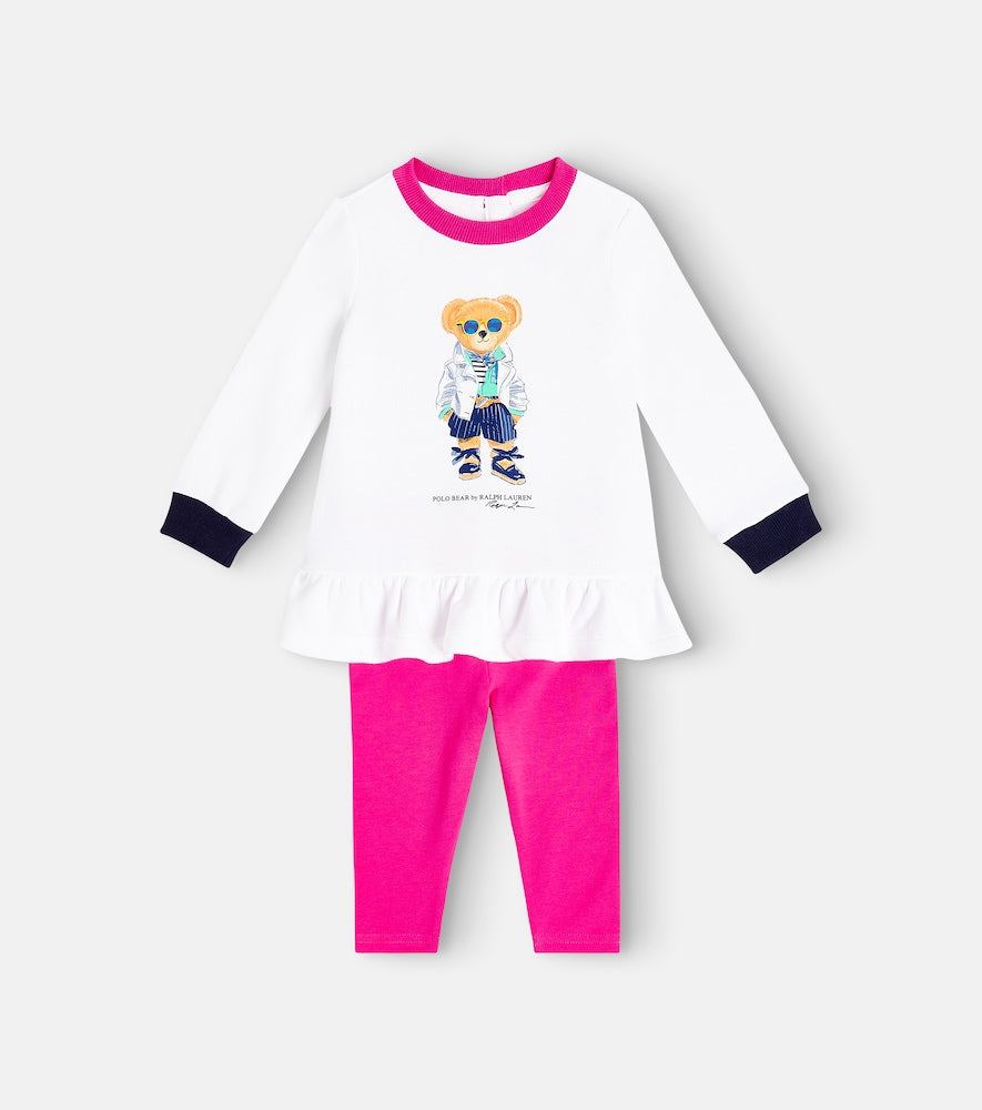 Baby Polo Bear top and leggings set