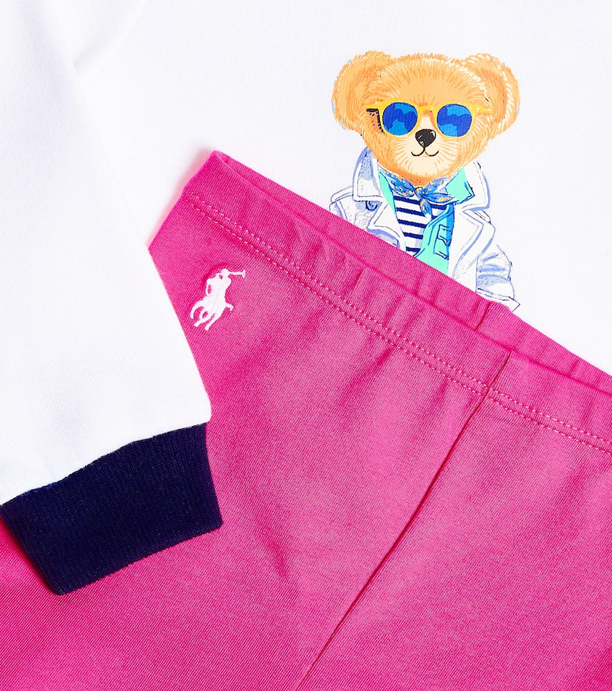 Baby Polo Bear top and leggings set