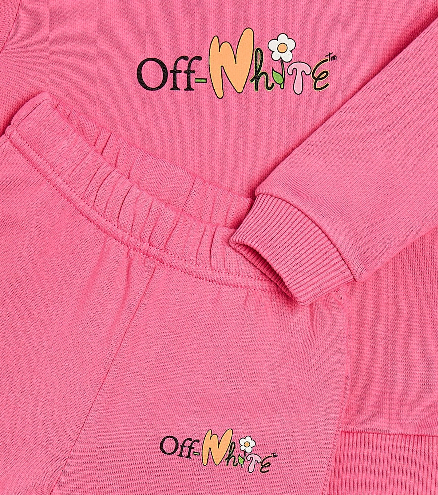 Baby Funny Flowers sweatshirt and sweatpants set
