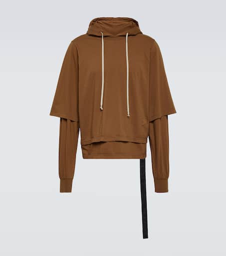 Cotton jersey hoodie