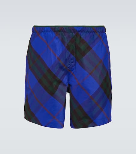 Burberry Check swim trunks