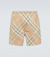 Burberry Check swim trunks