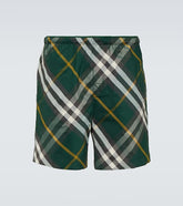 Burberry Check swim trunks