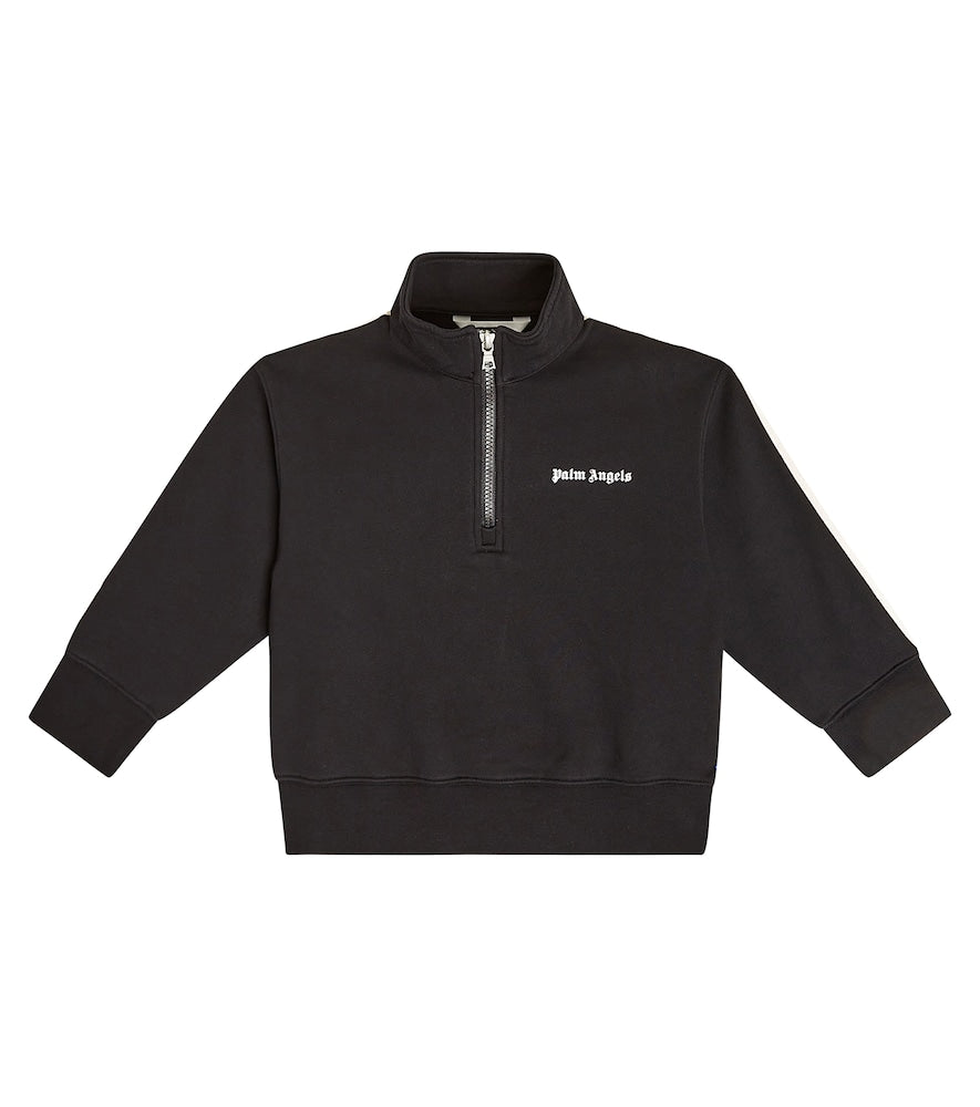Logo striped cotton jersey sweatshirt