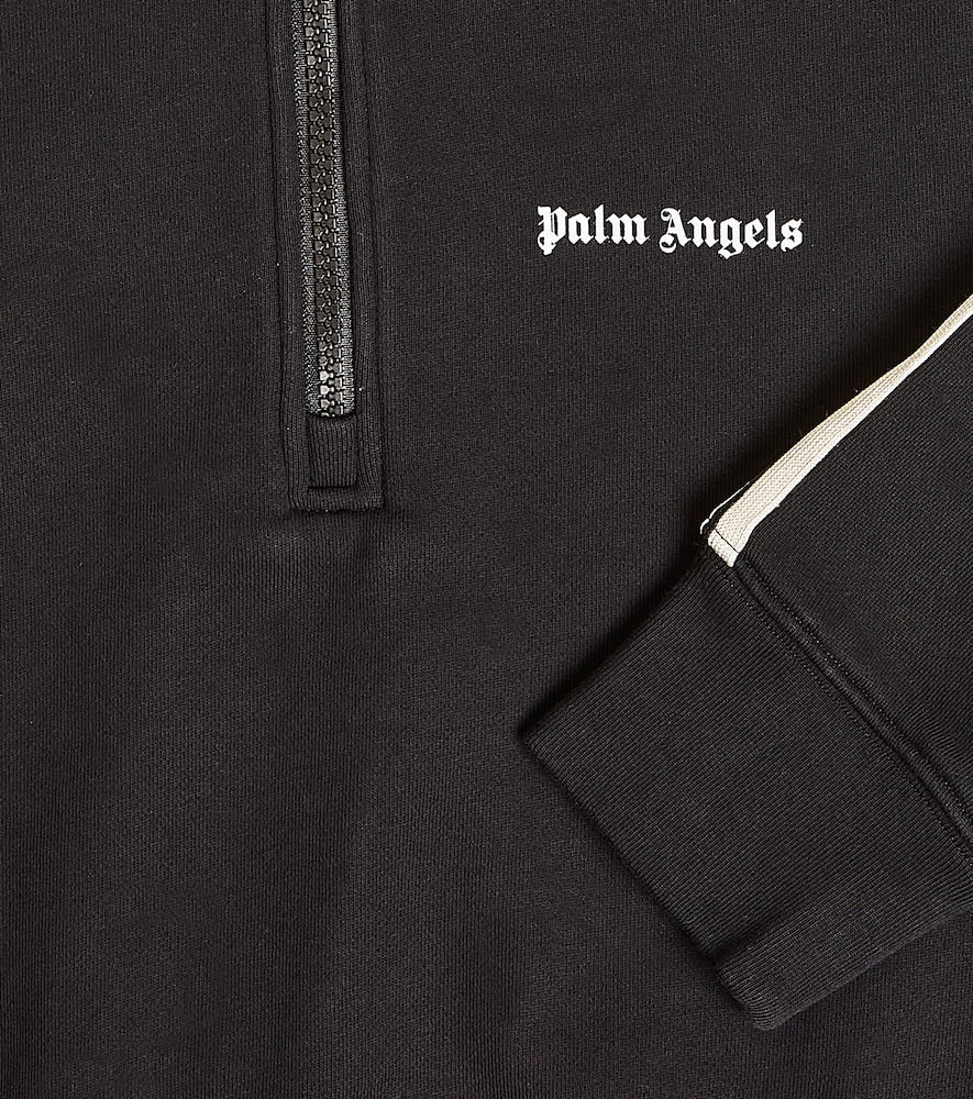 Logo striped cotton jersey sweatshirt