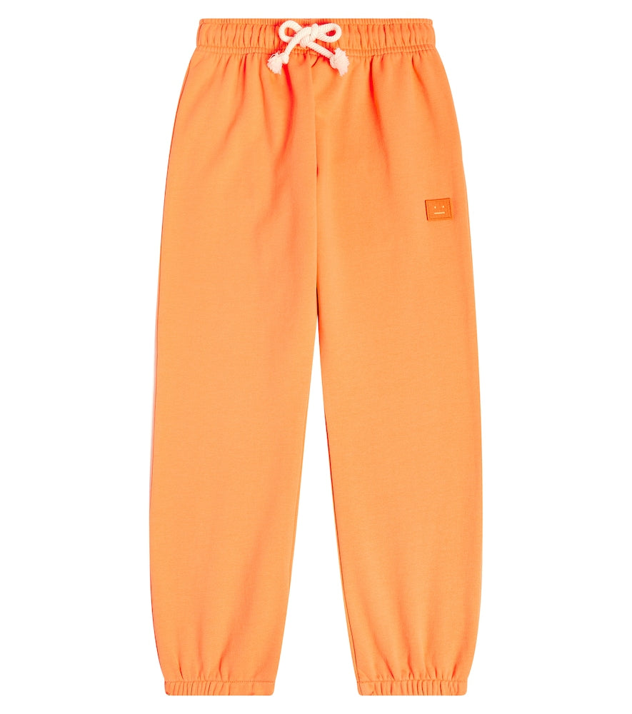 Face Logo cotton jersey sweatpants