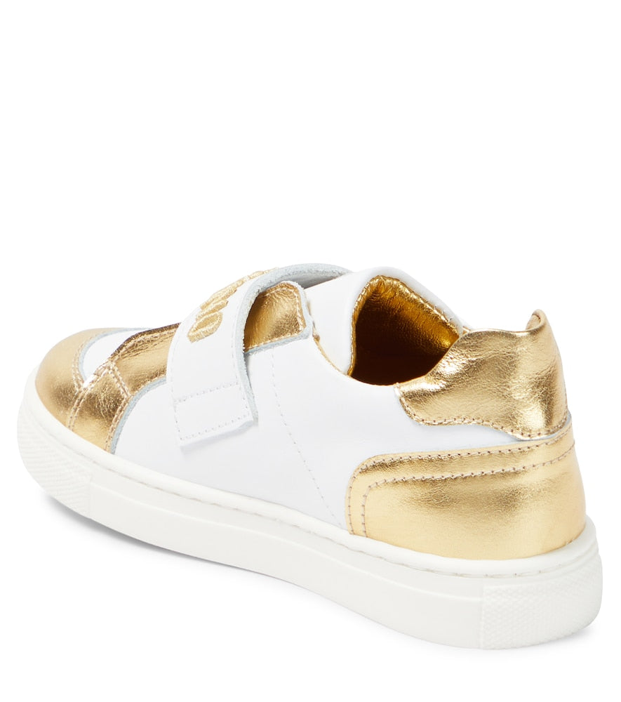 Leather sneakers