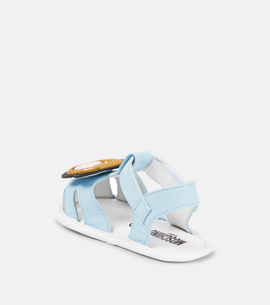 Baby Teddy Bear leather sandals
