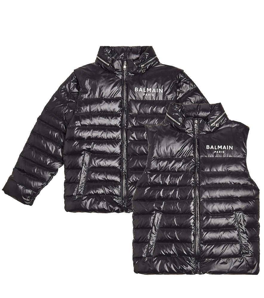Logo down jacket