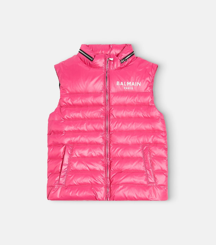 Logo down jacket