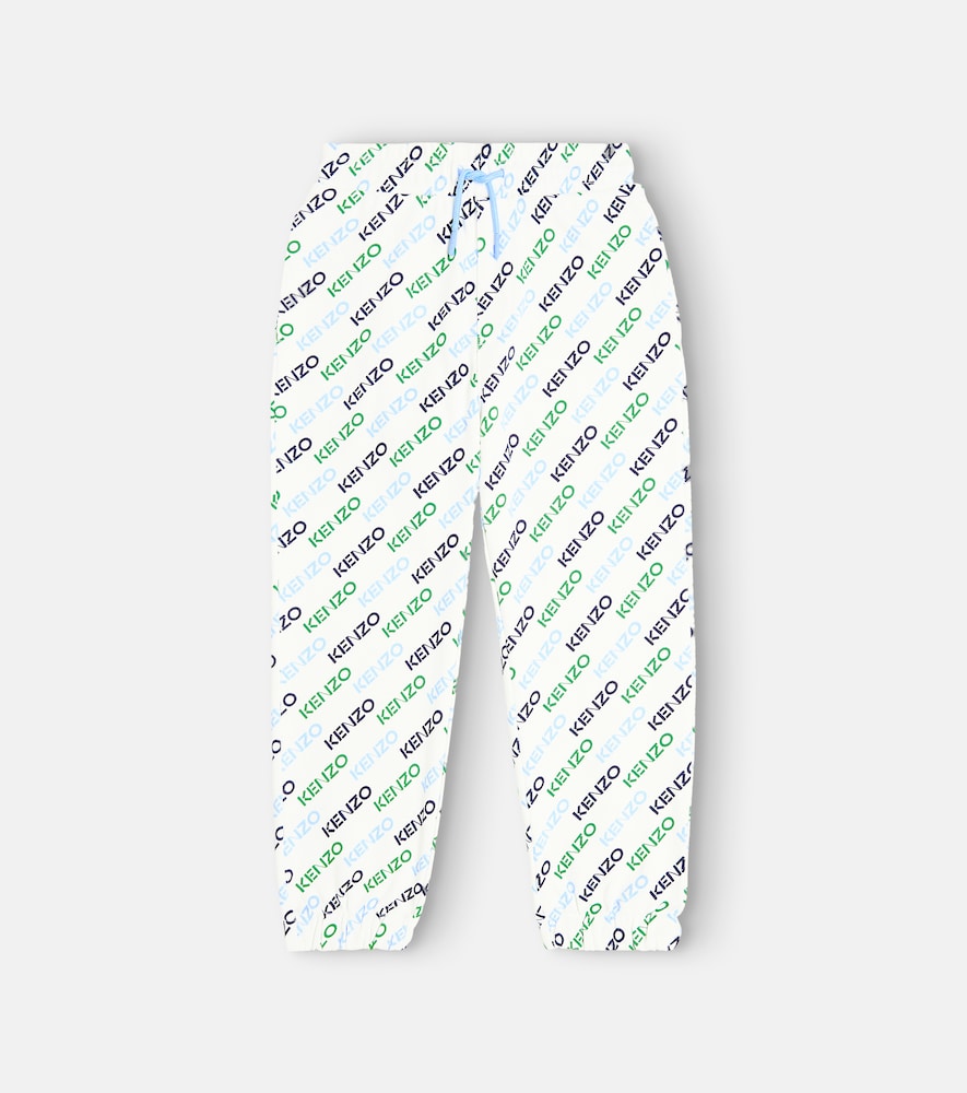 Logo cotton jersey sweatpants