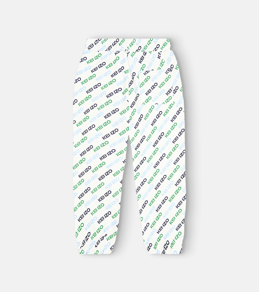 Logo cotton jersey sweatpants