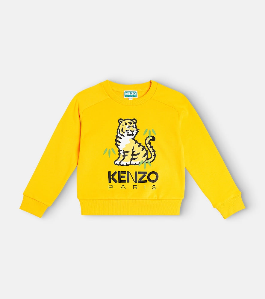 Logo printed cotton sweatshirt