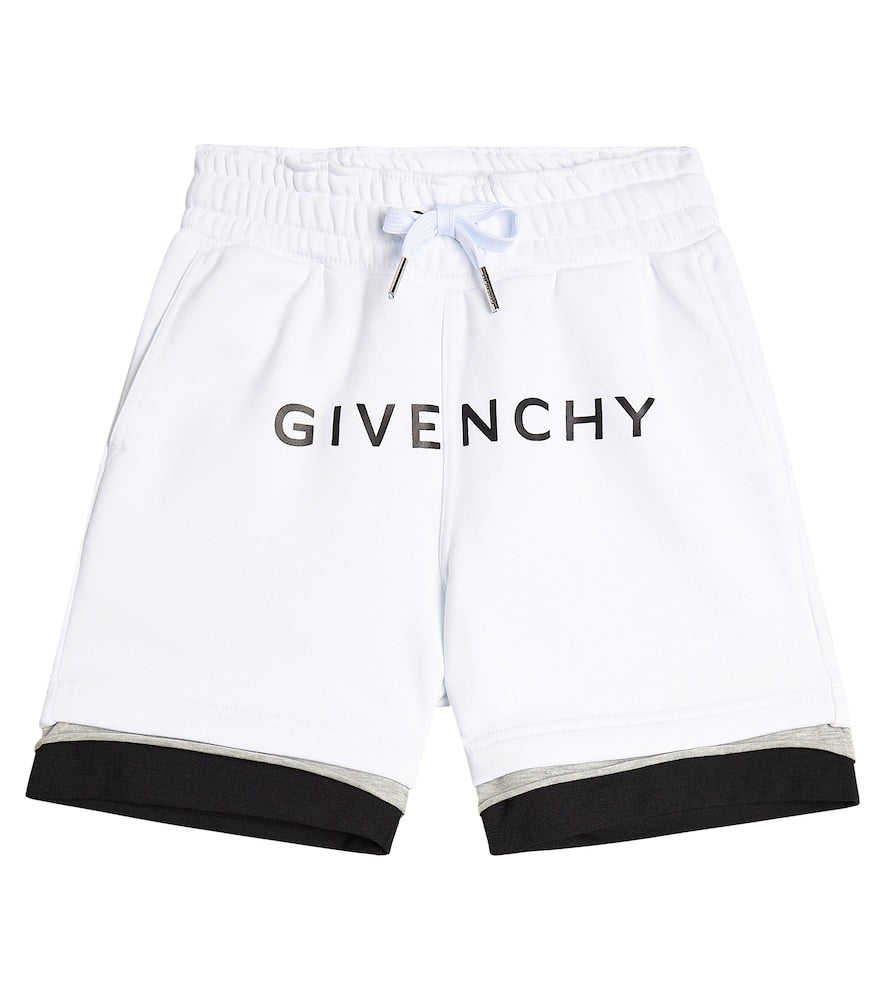 Cotton blend shorts
