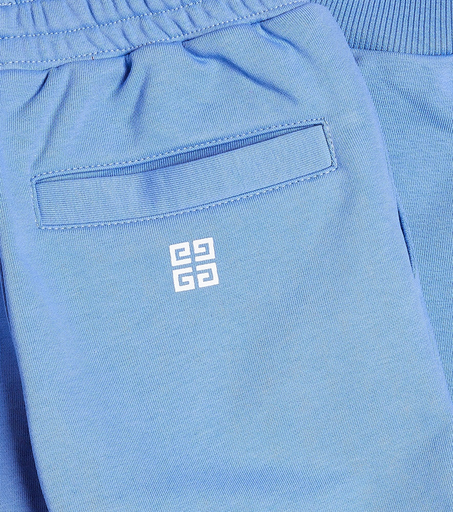 Logo cotton-blend jersey sweatpants