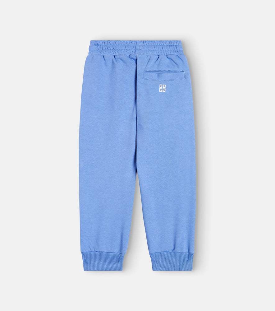 Logo cotton-blend jersey sweatpants