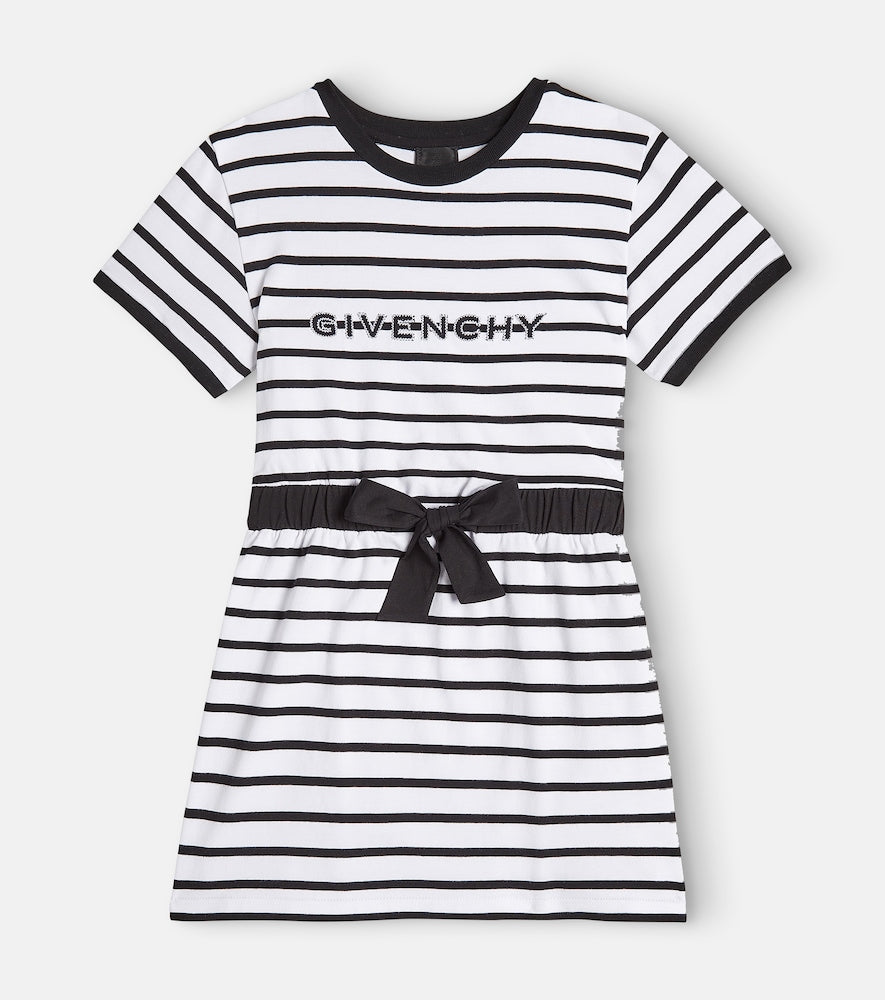 Striped cotton dress