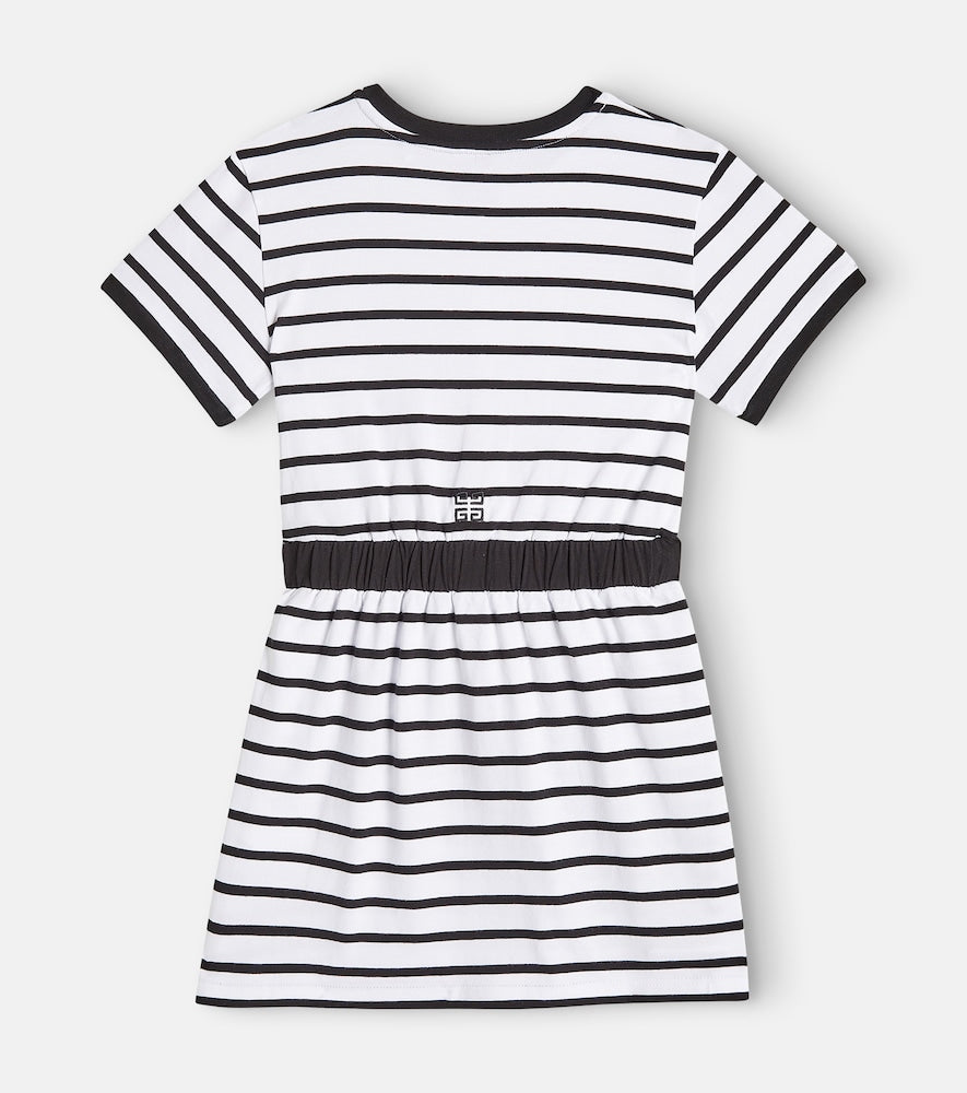 Striped cotton dress