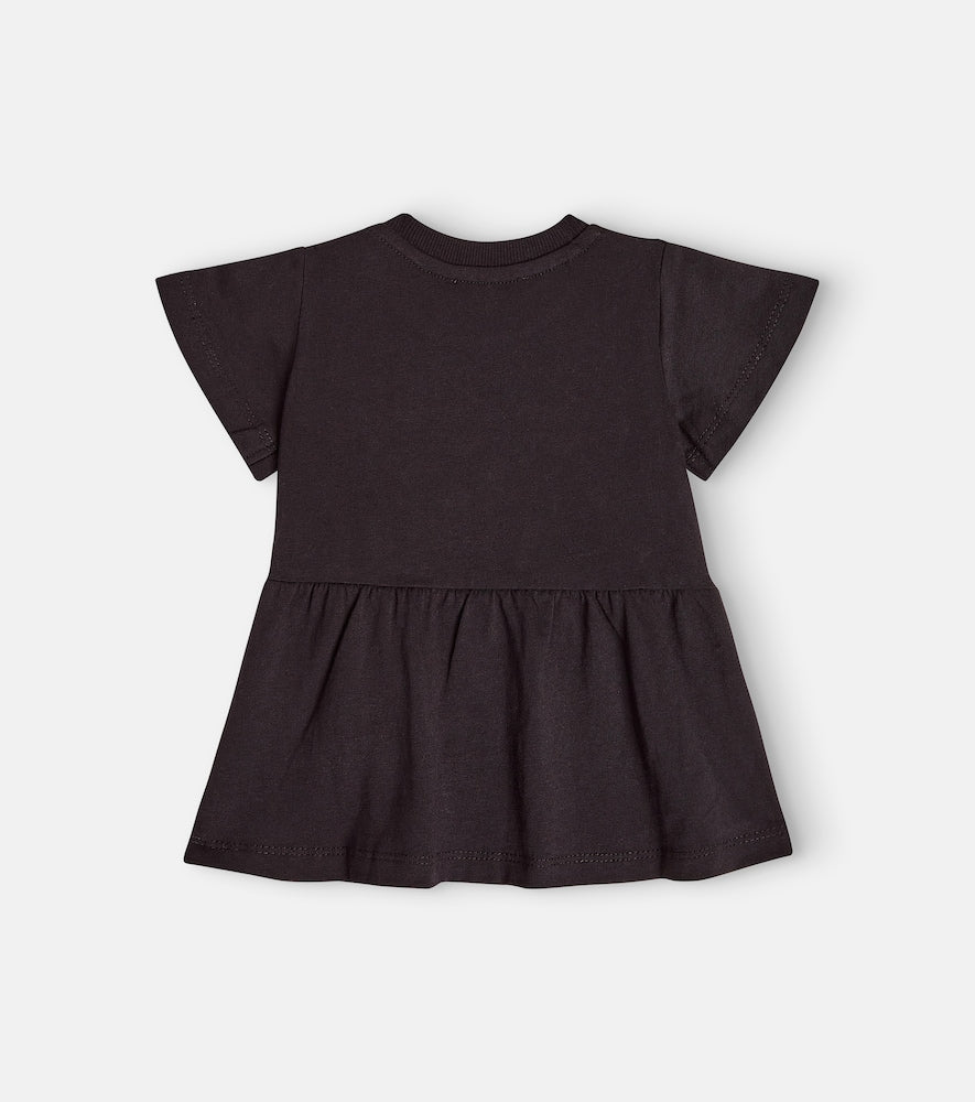 Baby printed cotton jersey dress