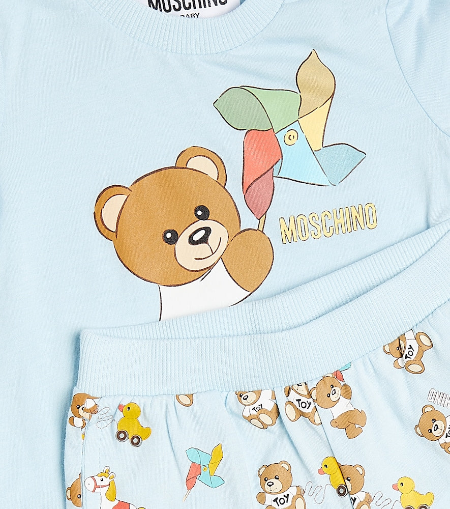 Baby printed jersey T-shirt and shorts set