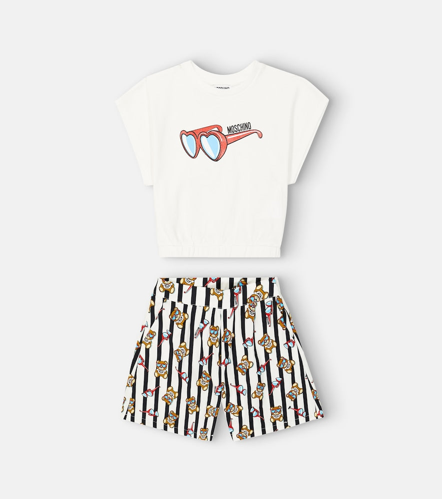 Cotton T-shirt and shorts set