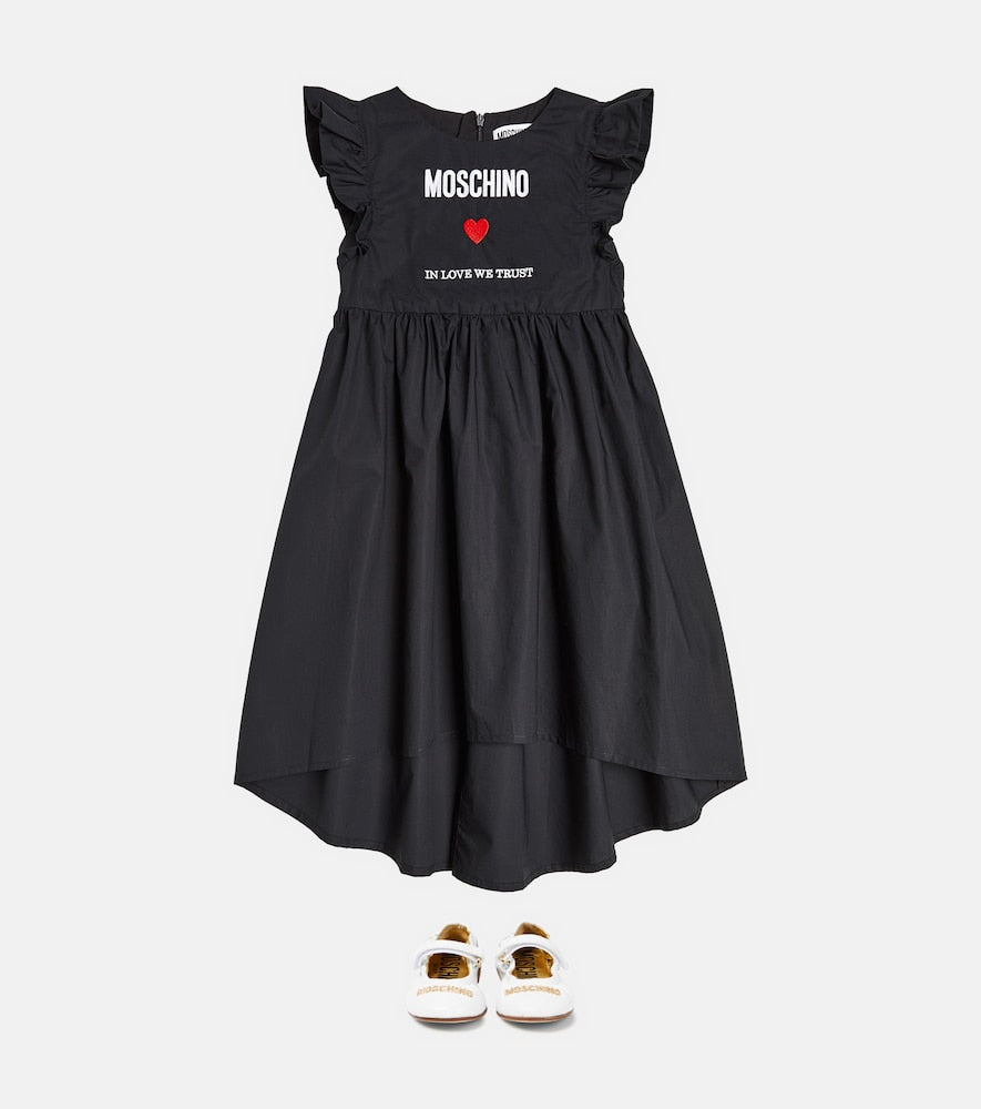 Logo cotton dress