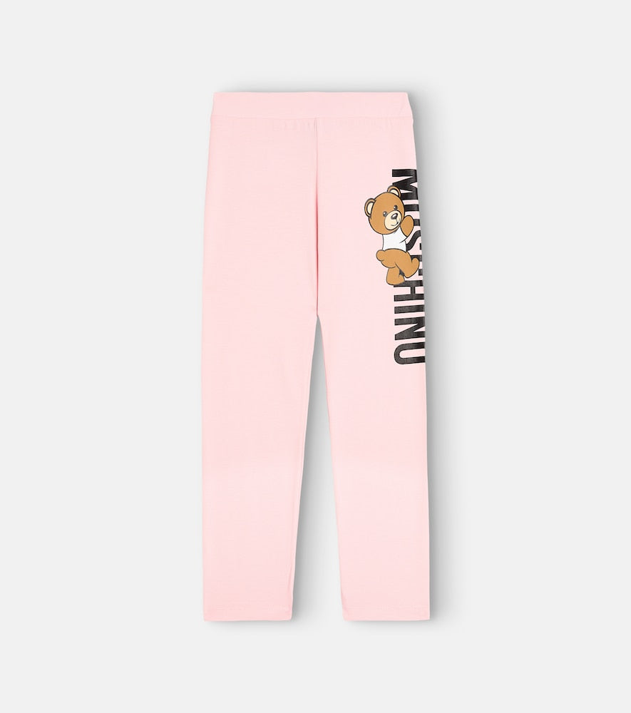 Teddy Bear cotton-blend jersey leggings